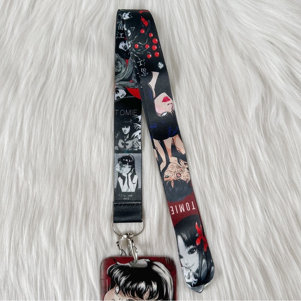 Tomie Junji Ito lanyard with Id/ card holder - Picture 3 of 4